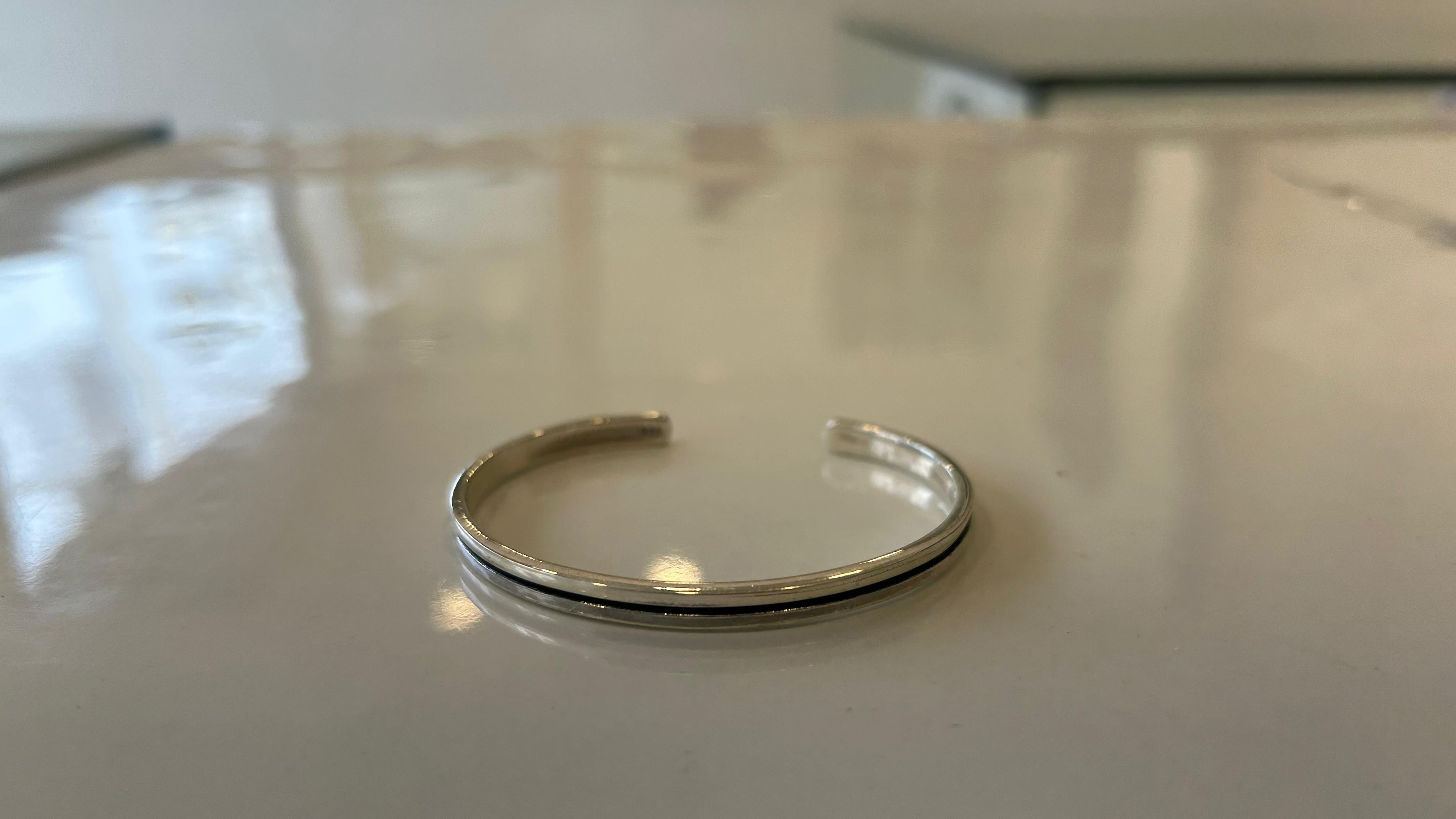 Minimalist Silver Cuff Bracelet