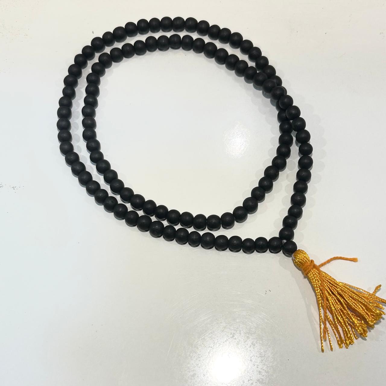 Karungali Mala with Golden Tasse