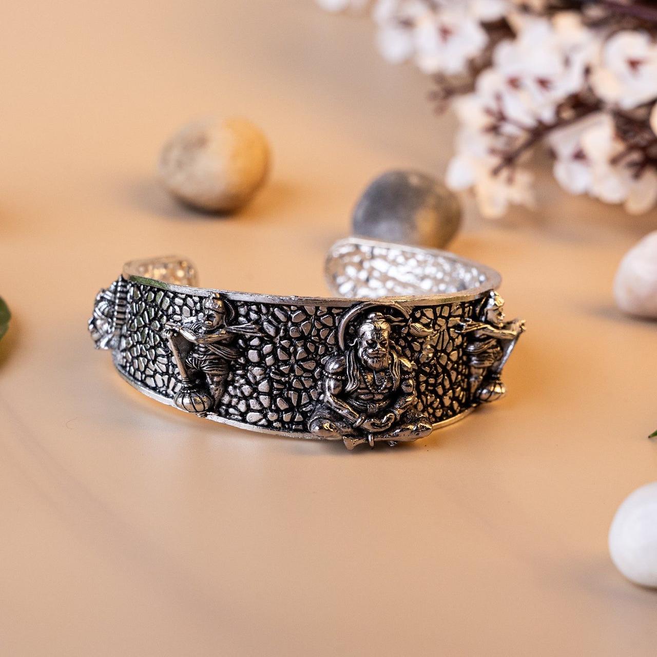 Antique Silver Divine Kada