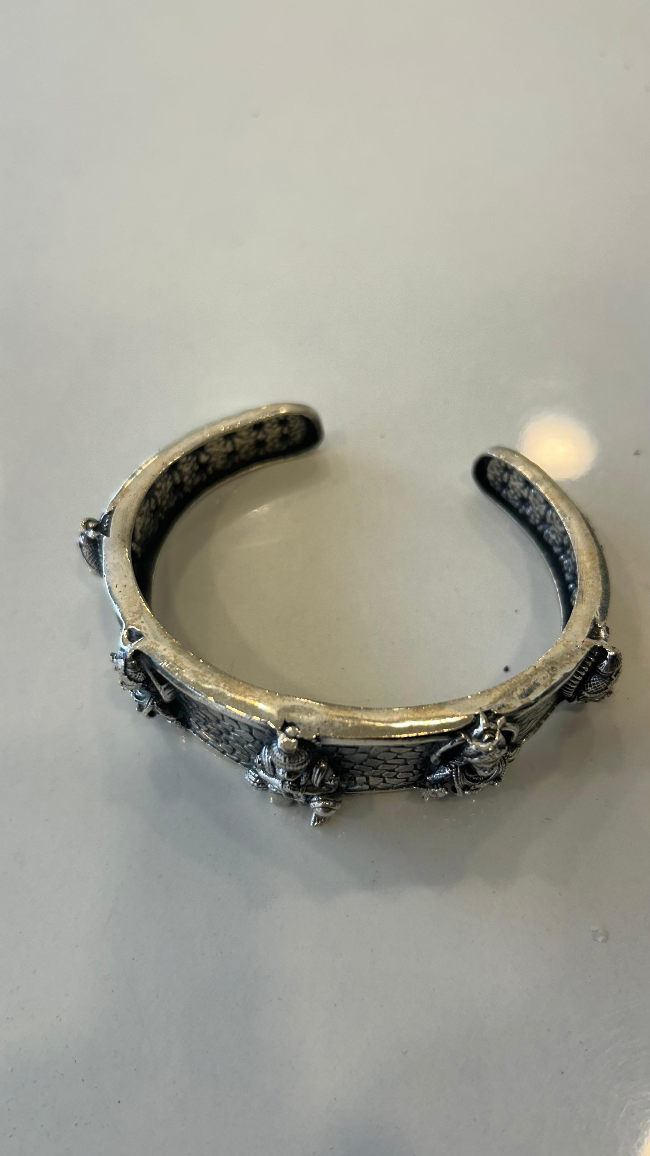 Antique Oxidized Silver Kada