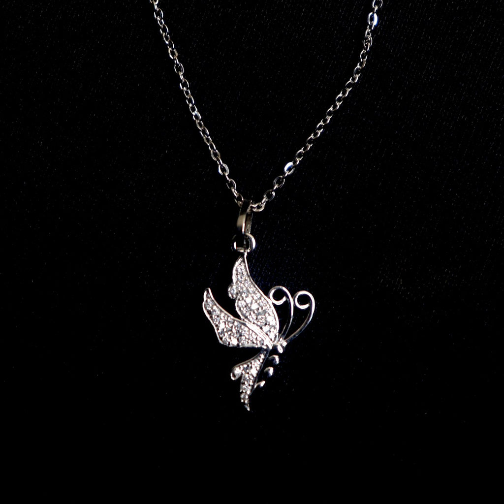 Angel Wing Pendant Necklace