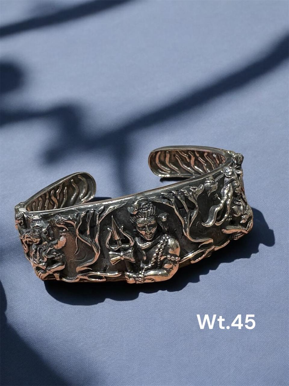Antique Silver Shiva Kada